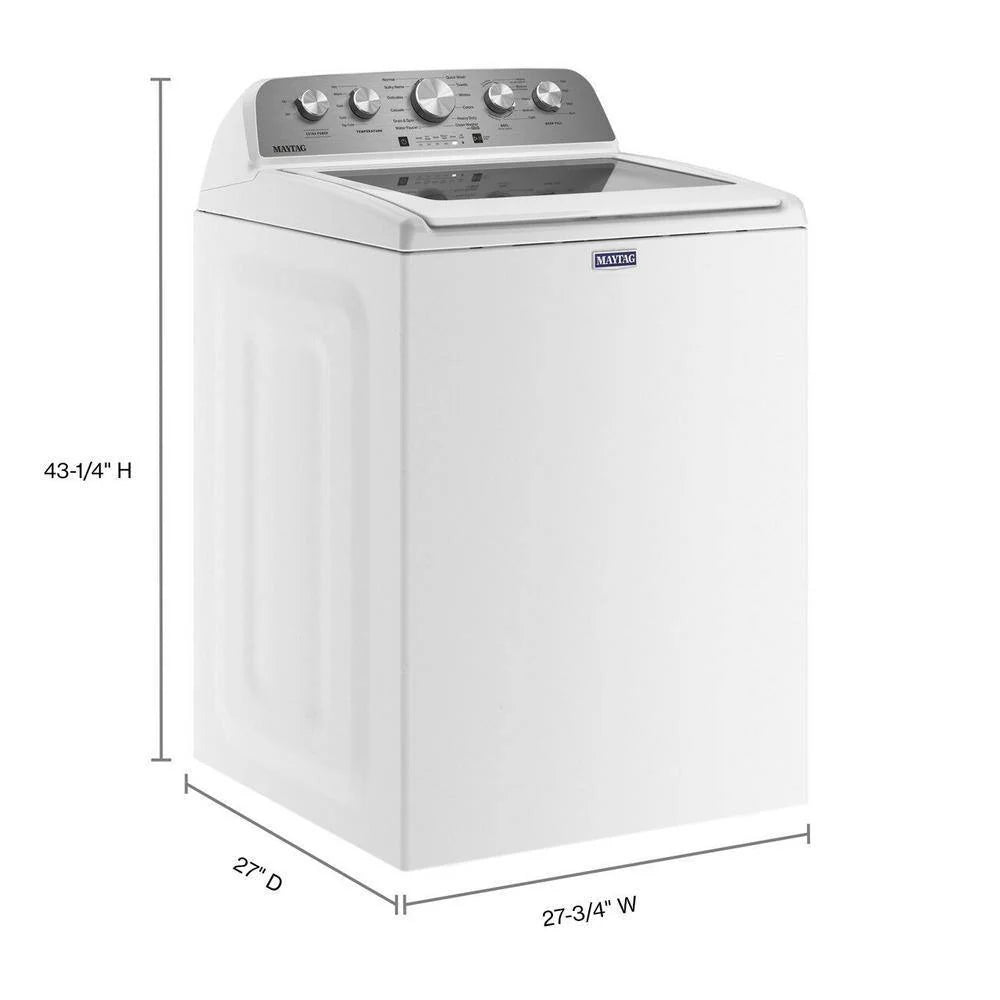 Maytag Top-Loading Washing Machine with 4.8 Cubic Foot Capacity and Extra Power Boost, White �C MVW5430MW