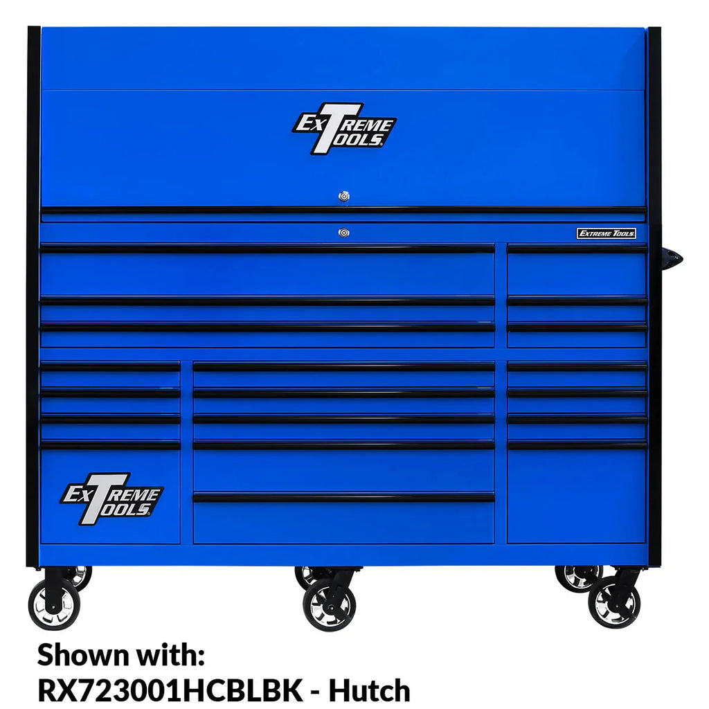 Extreme Tools RX250 Series 72-inch x 30-inch Rolling Cart �C 19 Drawers �C 250 lb Drawer Slides