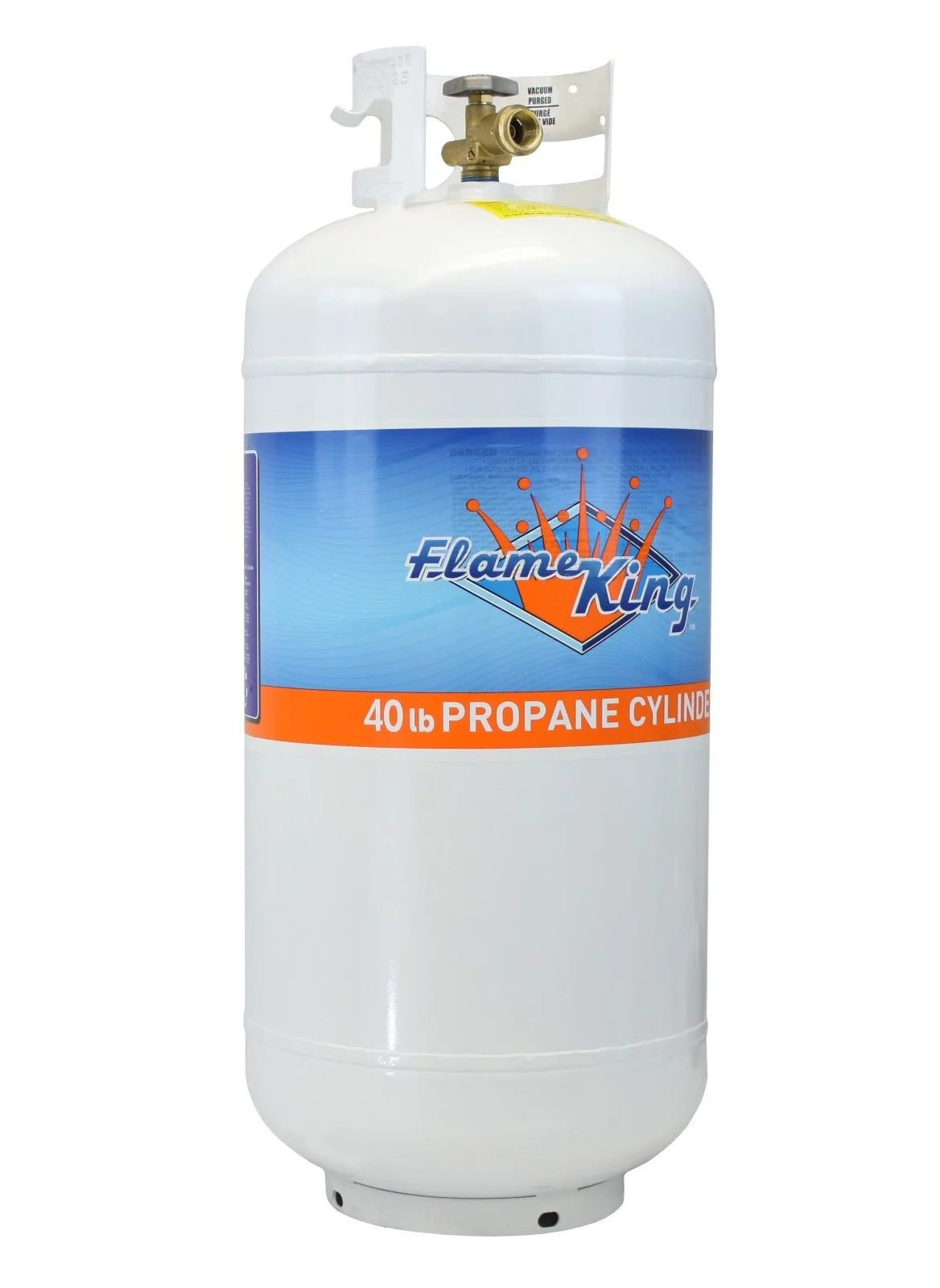 NEW 40 LB Pound Steel Propane Tank Refillable Cylinder with OPD Valve
