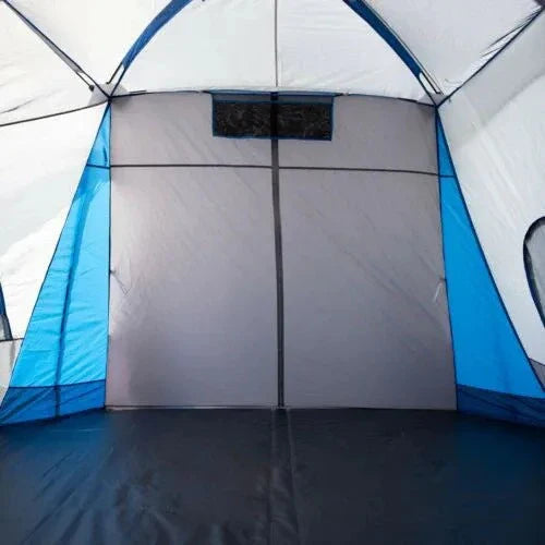 Family cabin tent for 16 people with 3 rooms and 3 entrances