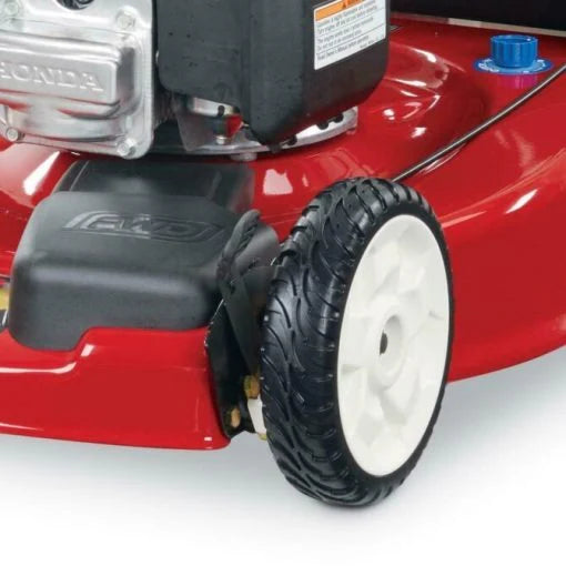 Self-propelled petrol lawnmower, 22 inch, 170 cm3 OHV engine, high-wheel drive, rear-wheel drive, 3-in-1 function with height adjustment, including oil