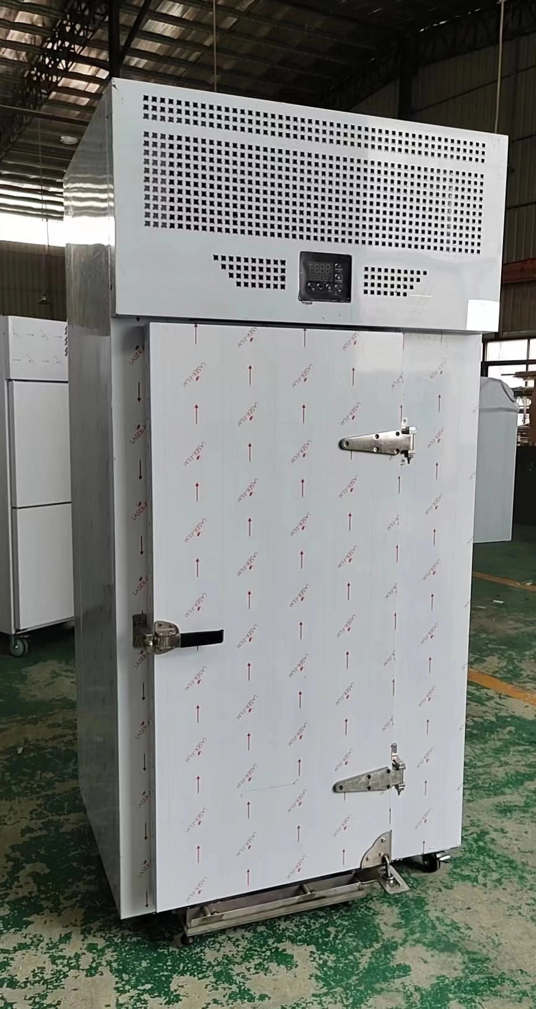 Kolice Commercial Heavy Duty 15 Trays Blast Chiller with Trolley Cart, Chest Freezer, Restaurant Freezer Cabinets, Shock Freezing Blast Freezer-Lowest temperature -40??F(-40??C)