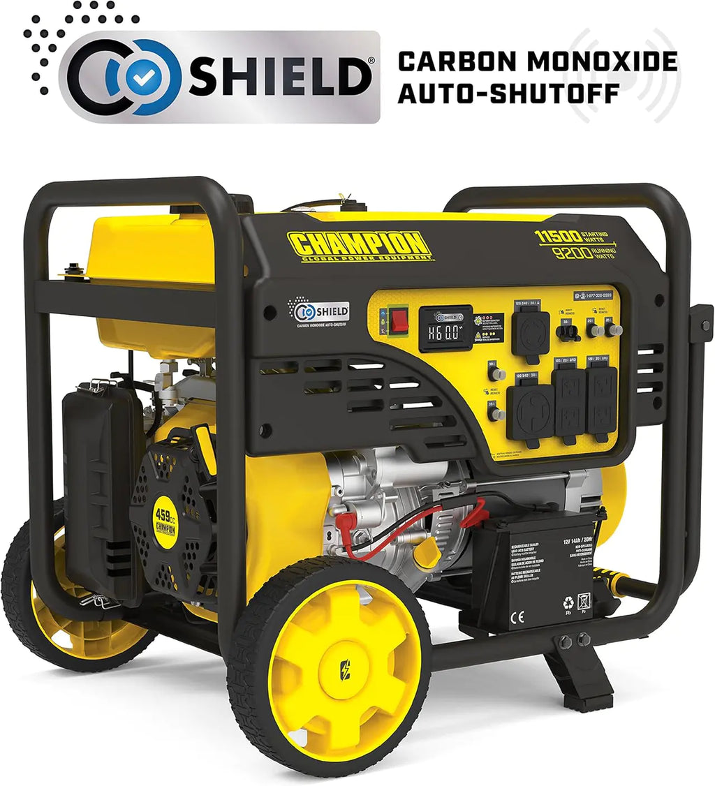 9000W Wireless Start Generator with CO Shield?