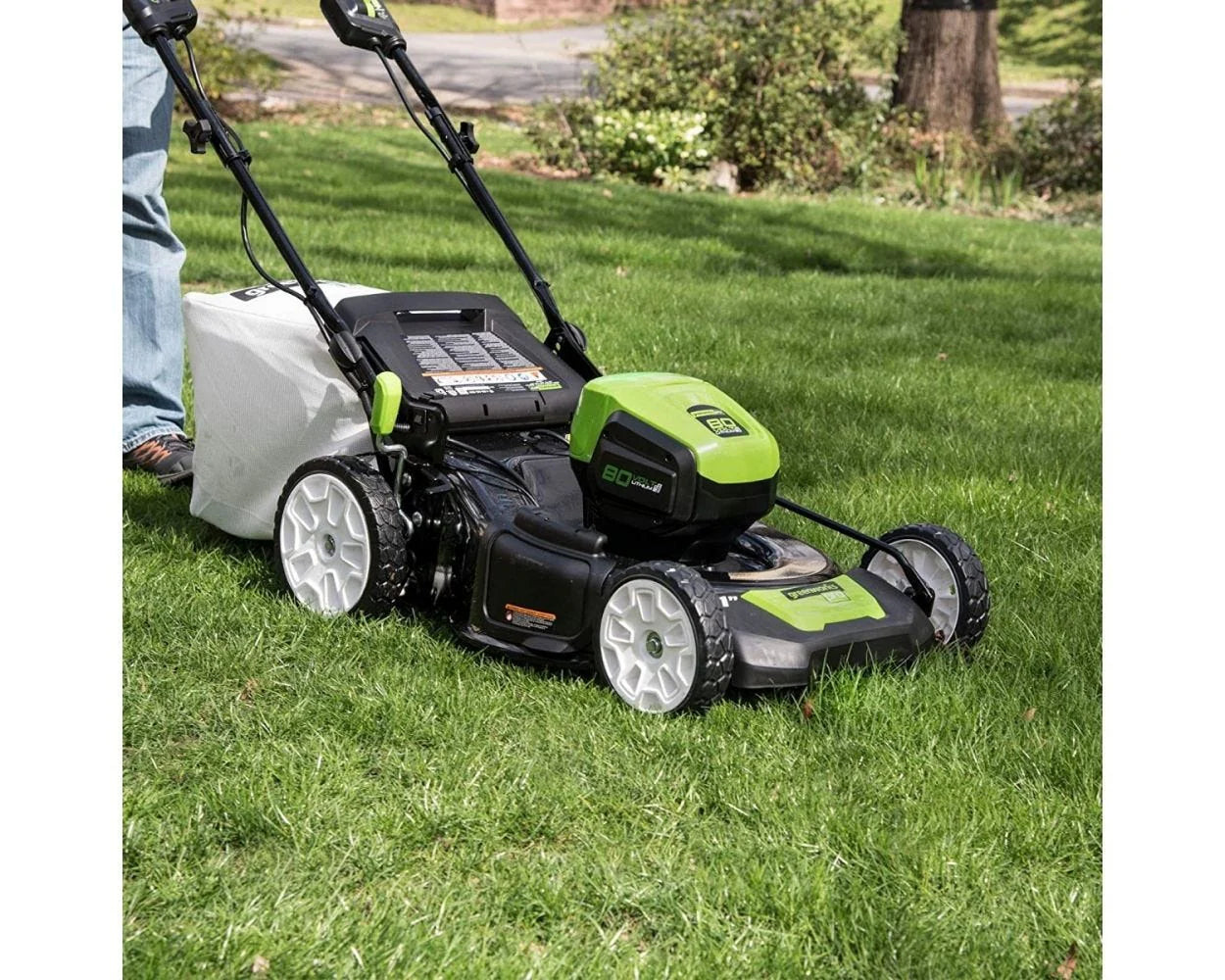 80V Battery-Powered Lawn Mower, 53 cm (21 inch), Self-Propelled, Brushless | Greenworks