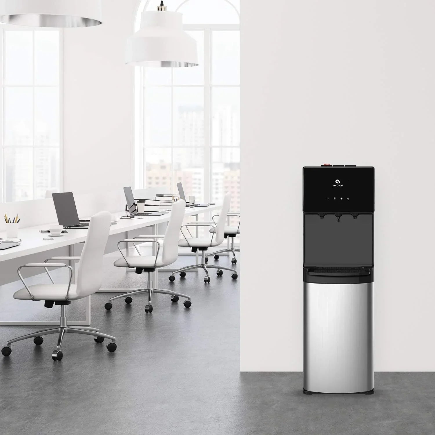 Avalon Bottom Loading Water Cooler Water Dispenser with BioGuard 3 Temperature Settings