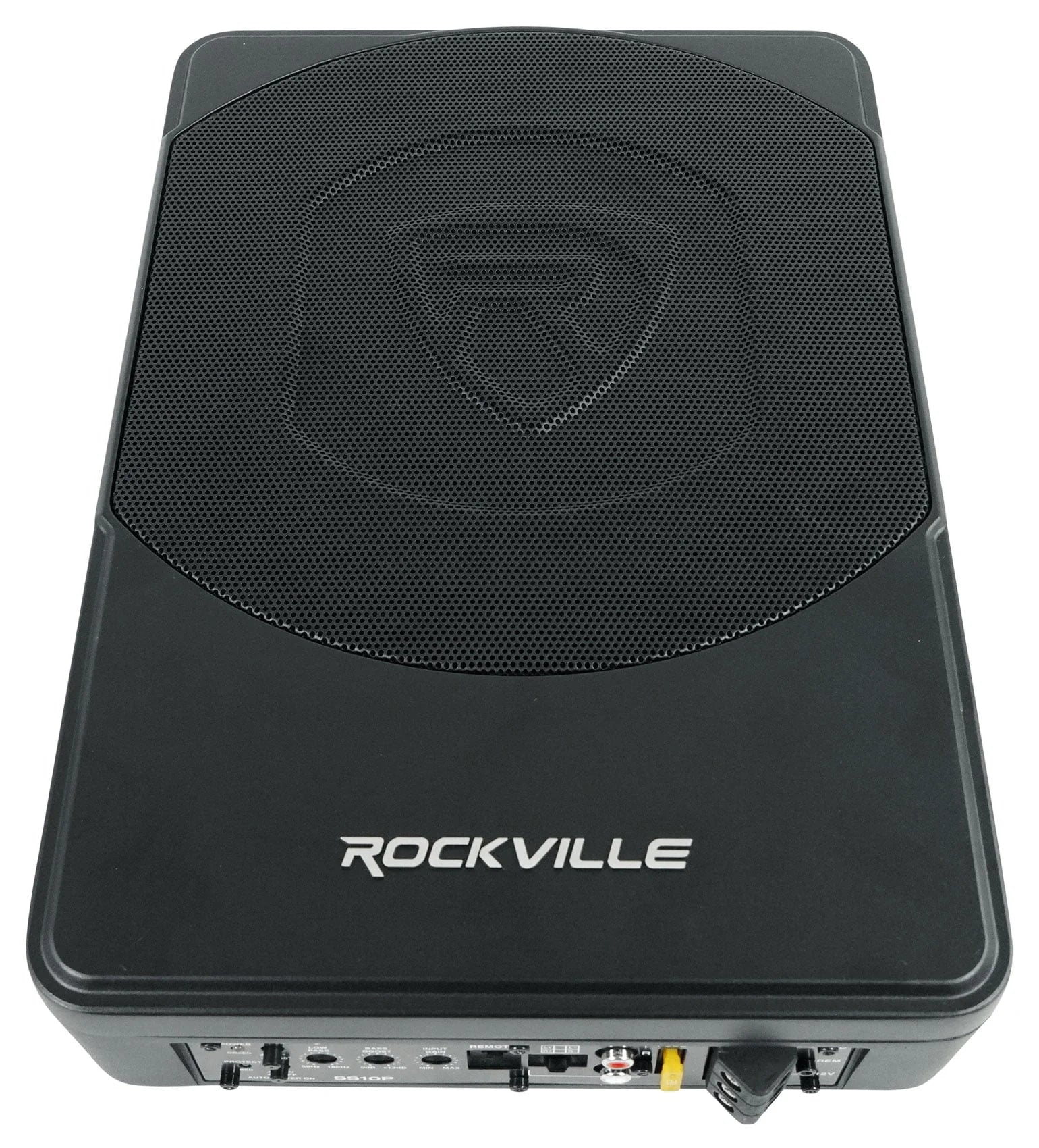 Rockville SS10P 10" 800w Slim Under-Seat Powered Car/Truck Subwoofer Sub+Amp Kit