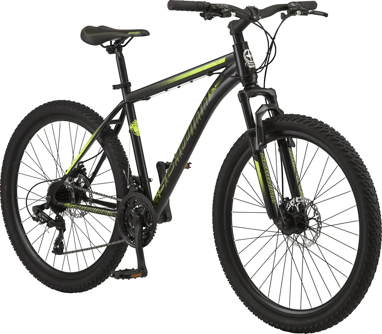 Mountain bike. 26-inch wheels. 21 gears. Men's model. Black.