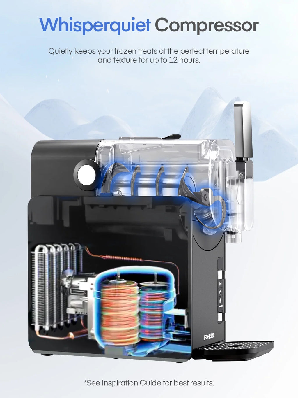 5-in-1 Slushie Machine, No Ice Needed, 15 Min Slushy Machine for Home with Self-Cleaning, Professional Frozen Drink Maker, 5 Preset Programs, Frozen Margaritas, Frapp??s, Milkshakes, and More, FOHERE