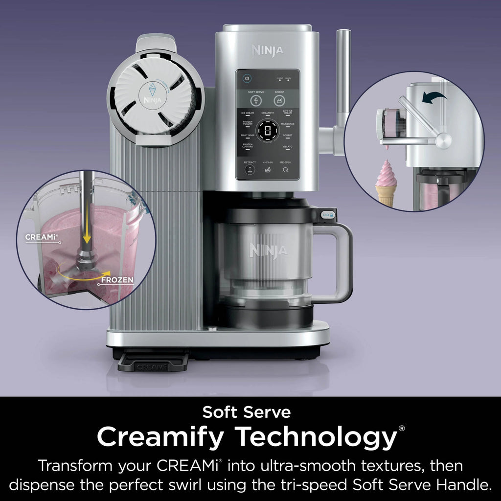 Ninja Swirl? by CREAMi? Soft Serve and Ice Cream Maker, 13 One-Touch Programs, NC701