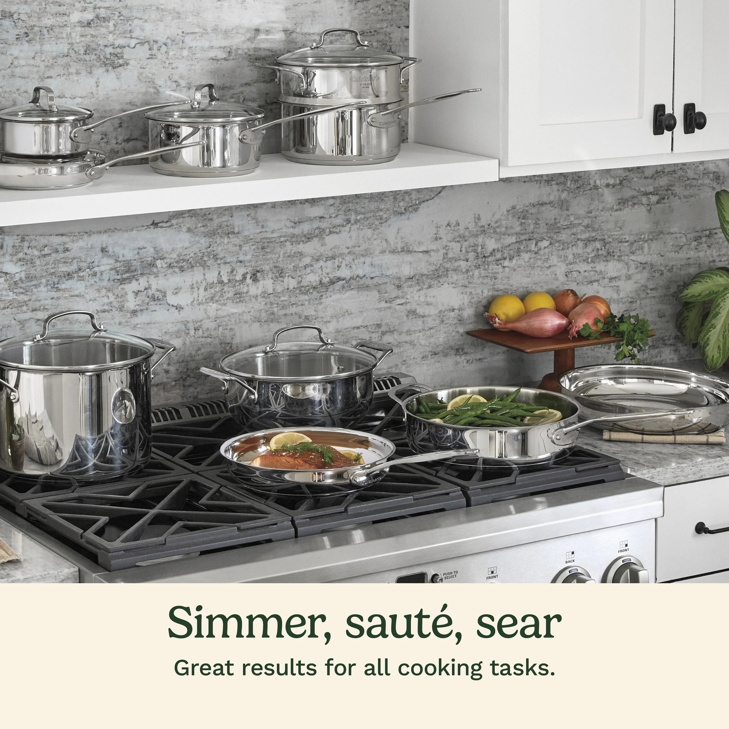Cuisinart Chef??s Classic 17-Piece Stainless Steel Cookware Set