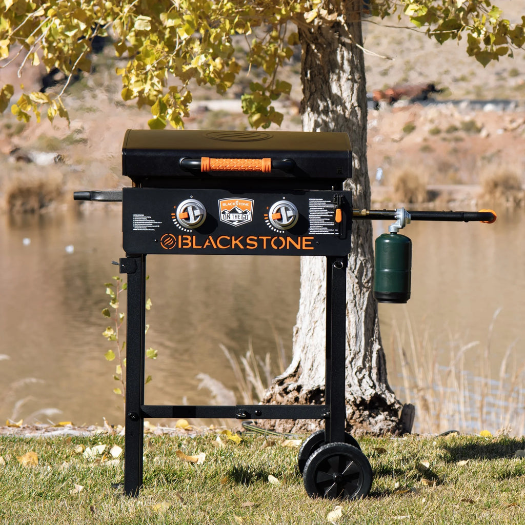 Blackstone On The Go 2-Burner 22" Cart Griddle with Folding Legs