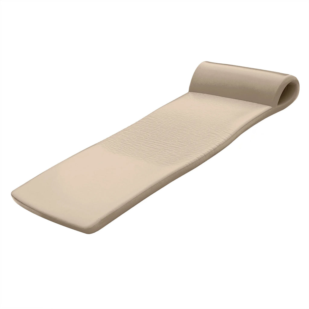 TRC Recreation Sunsation 1.75" Thick Foam Pool Float Lounger w/ Headrest, 2 Pack, Bronze