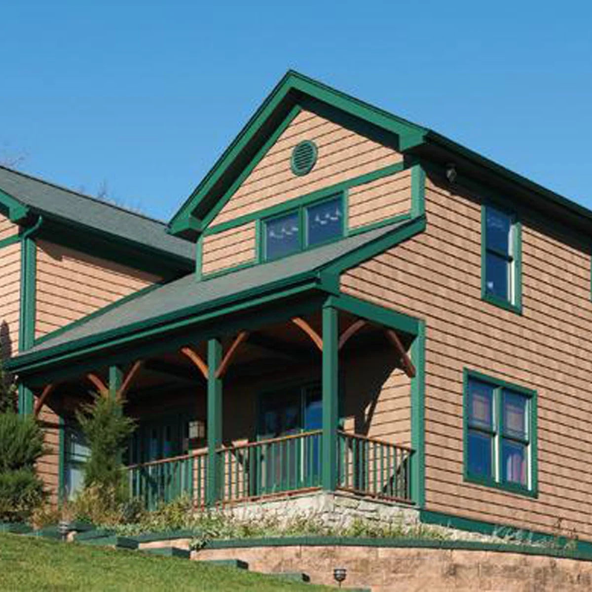 The Foundry 7"W x 60 3/4"L Exposure, Vinyl Perfection Shingles (34 Panels/Ctn. = 100 Sq. Feet), 008 - Shadow