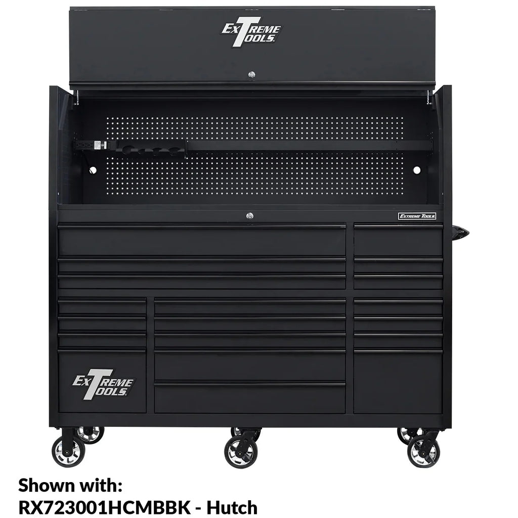 Extreme Tools RX250 Series 72-inch x 30-inch Rolling Cart �C 19 Drawers �C 250 lb Drawer Slides