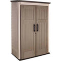 Rubbermaid garden shed, model 2025, 52 cubic feet (approx. 1.47 m3), weatherproof, lockable doors