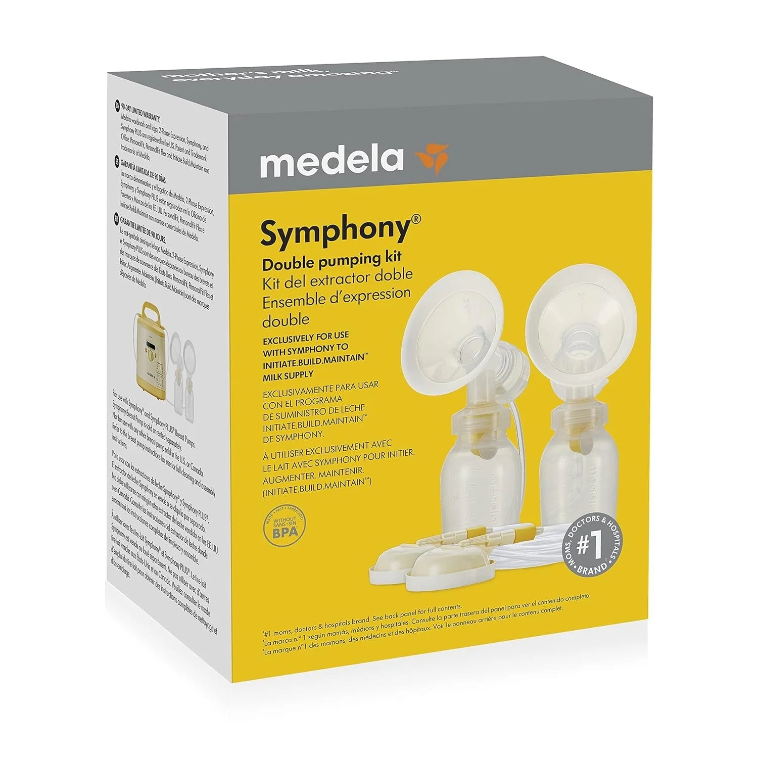 Breast Pump, Hospital Grade Breastpump, Single or Double Electric Pumping, with Initiate and Maintain Programs for Breastfeeding Support or Exclusive Pumping