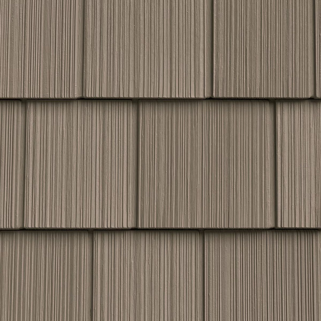 The Foundry 7"W x 60 3/4"L Exposure, Vinyl Perfection Shingles (34 Panels/Ctn. = 100 Sq. Feet), 008 - Shadow