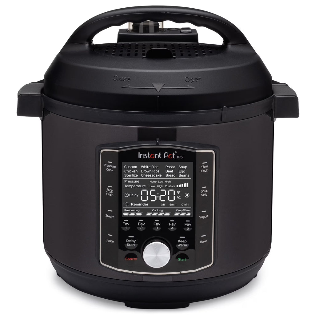 Instant Pot Pro 8-Quart Electric Pressure Cooker, 10-in-1 Slow Cooker, Rice/Grain Cooker, Steamer, Saut??, Sous Vide, Yogurt Maker, Sterilizer and Warmer