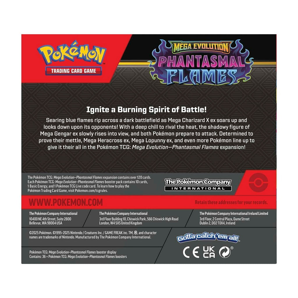 Pok��mon TCG: Mega Evolution-Phantasmal Flames Booster Display Box (36 Packs)
