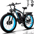 KETELES Electric Bike for Adults, Peak 4000W Dual Motor Ebike��26" Fat Tire Electric Mountain bike,  48V 23AH Removable Battery UL 2849.