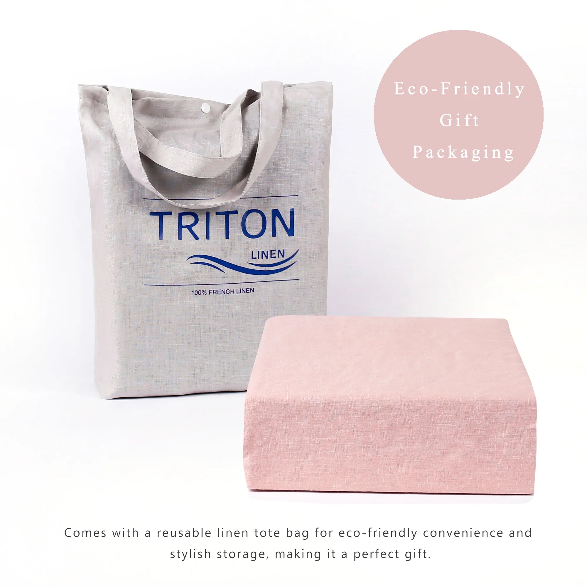 100% Pure Linen Duvet Cover with Button Closure and Corner Ties Soft & Breathable - Natural Full/Queen