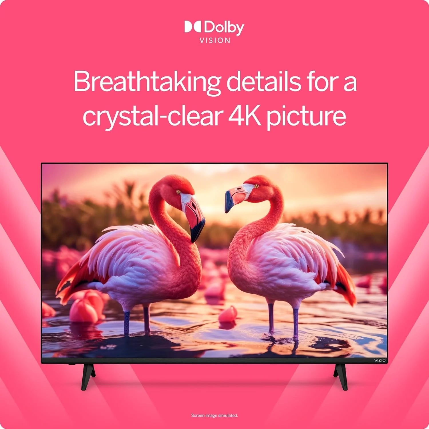 VIZIO 50��� 4K HDR Smart TV, Dolby Vision HDR/HDR10+, WiFi 6 �C (Refurbished)