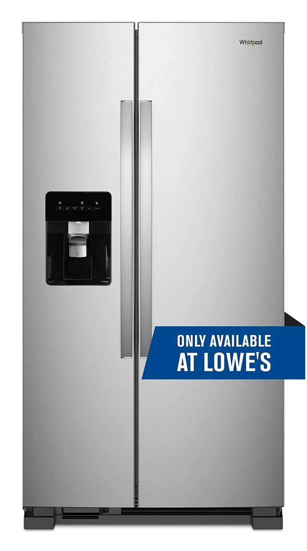 36-inch wide side-by-side refrigerator �C 24 cubic feet stainless steel
